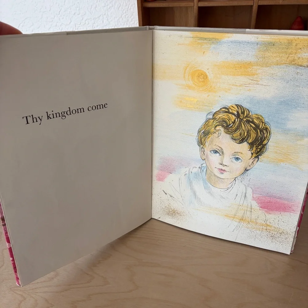 VINTAGE | The Lord’s Prayer Children’s Illustrated Hardcover Book